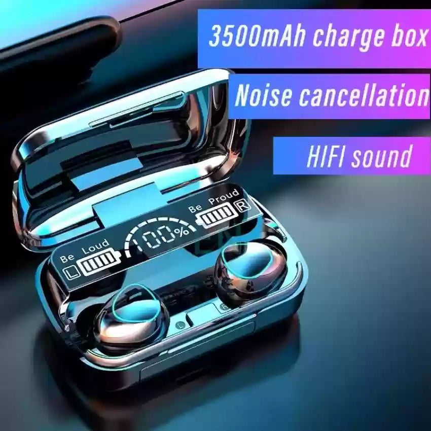 M10 Damix V 5.3 Bluetooth Wireless Headset Smart Earbuds