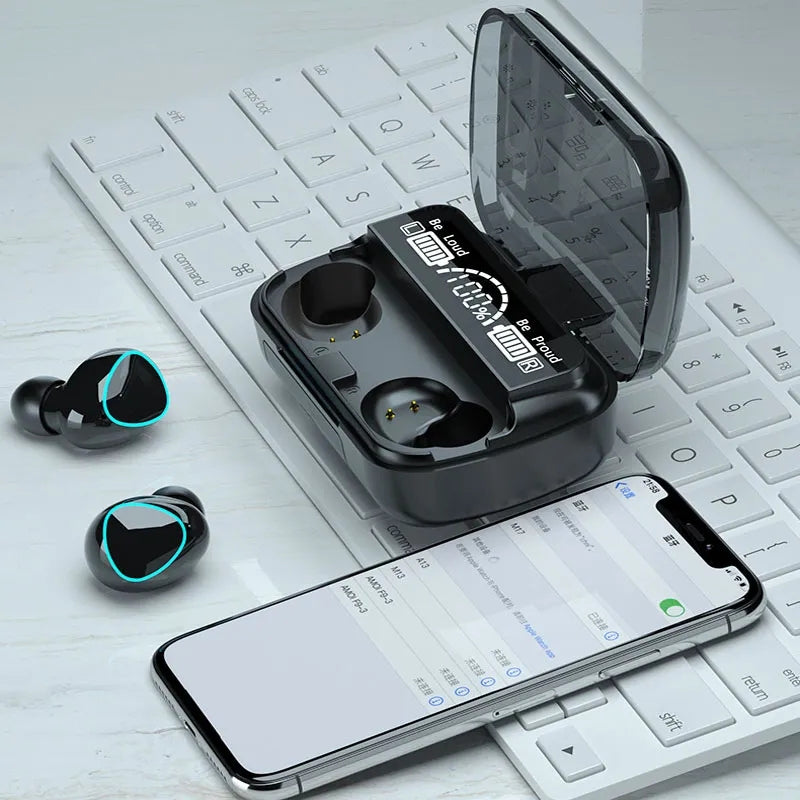 M10 Damix V 5.3 Bluetooth Wireless Headset Smart Earbuds