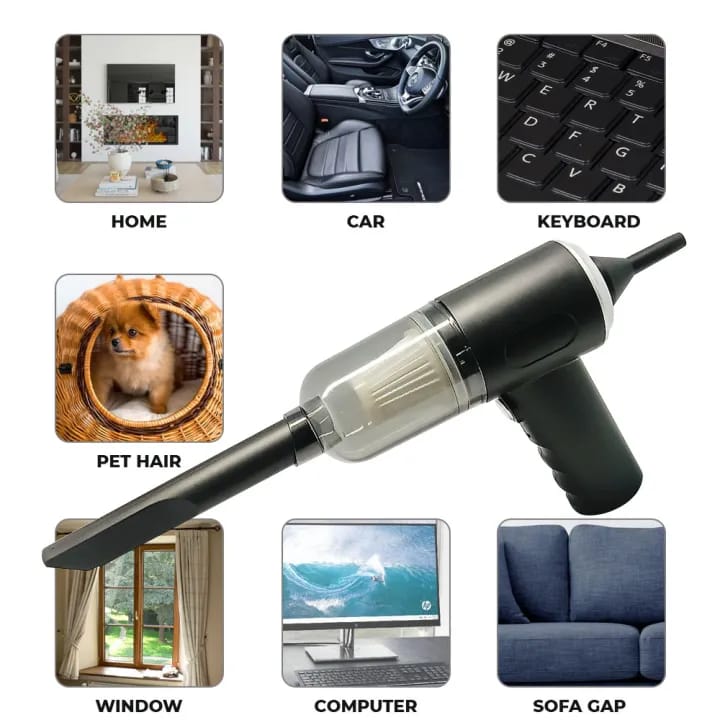 3 In 1 Air Pump Wireless Hand-held Cleaning For Car Home Vacuum Cleaner