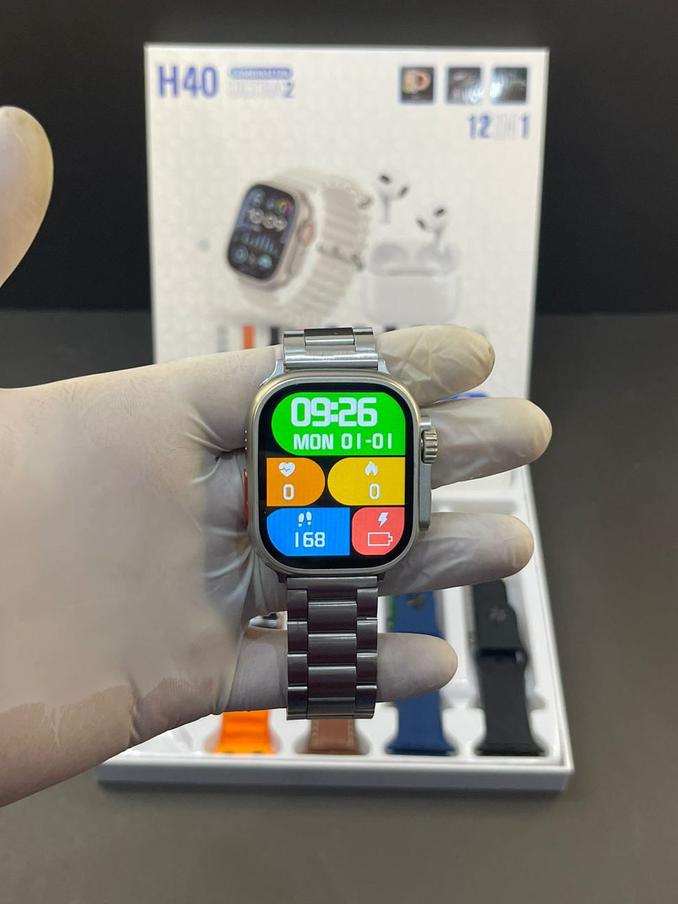 H40 Ultra 2 0| 12 in 1 | Smart Watch with Airpod Smart Watch