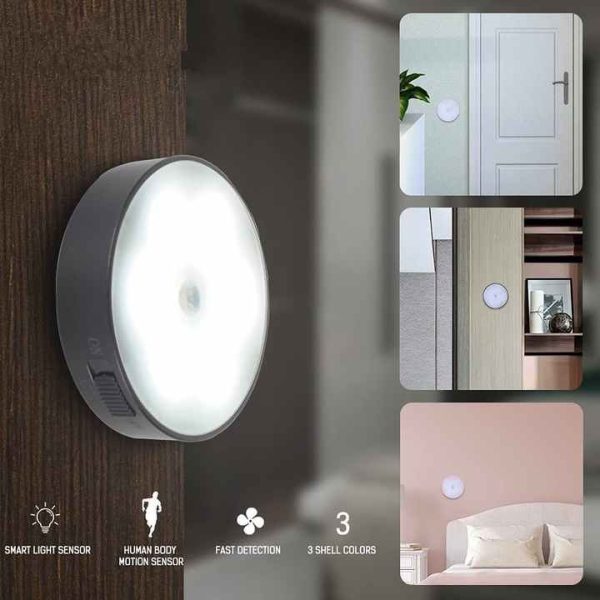 Intelligent Motion Sensor LED Light - USB Rechargeable & Adjustable Smart Sensor Light