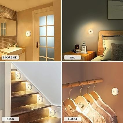 Intelligent Motion Sensor LED Light - USB Rechargeable & Adjustable Smart Sensor Light