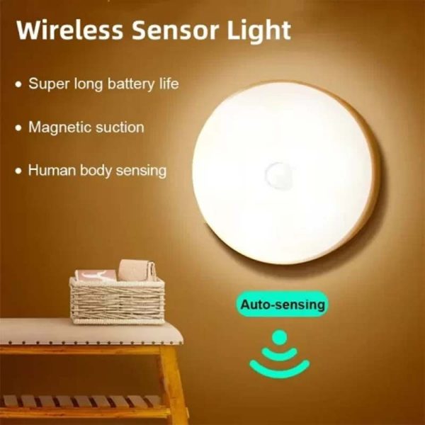 Intelligent Motion Sensor LED Light - USB Rechargeable & Adjustable Smart Sensor Light