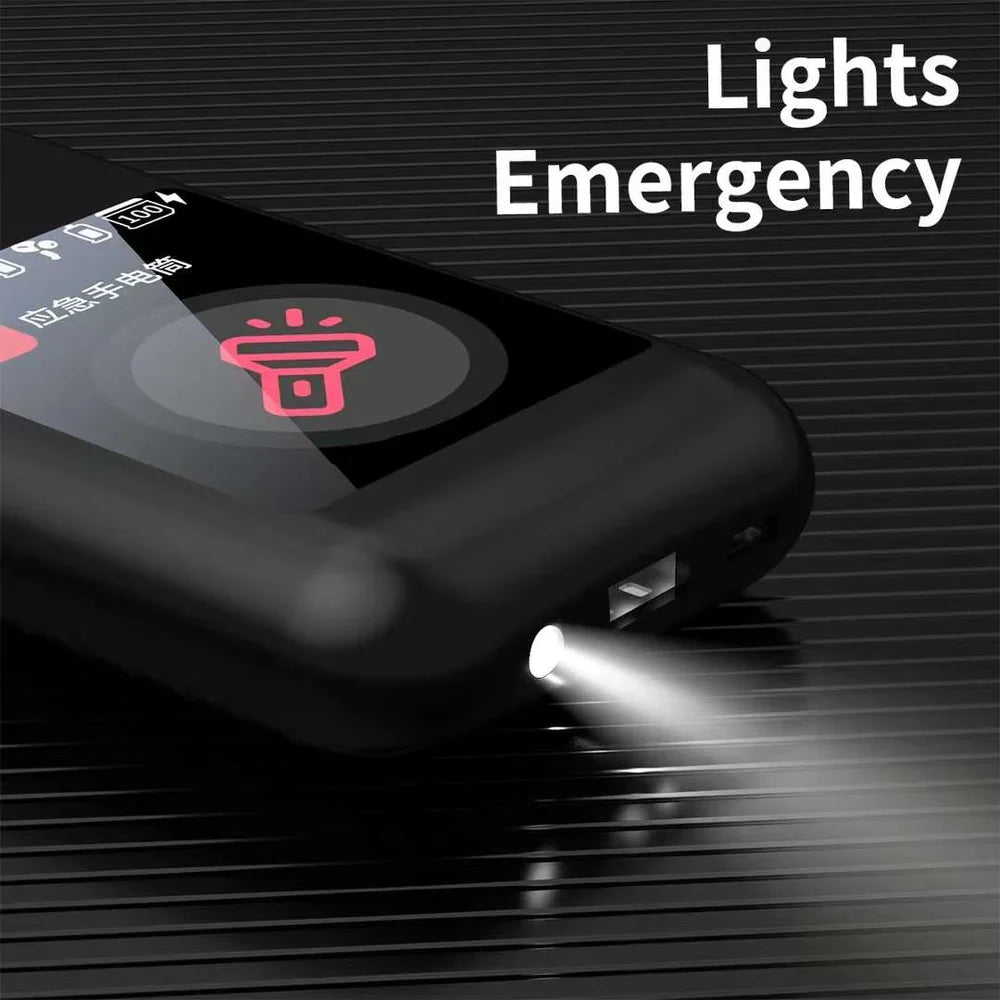 TF20 Box 3-in-1 Earbuds with Power Bank & Multimedia Display | Noise Reduction, Touch Control, & Customizable Screen Smart 3-in-1 Earbuds