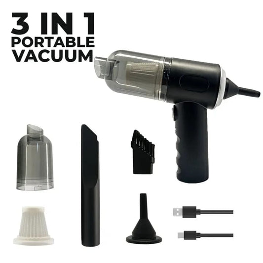 3 In 1 Air Pump Wireless Hand-held Cleaning For Car Home Vacuum Cleaner