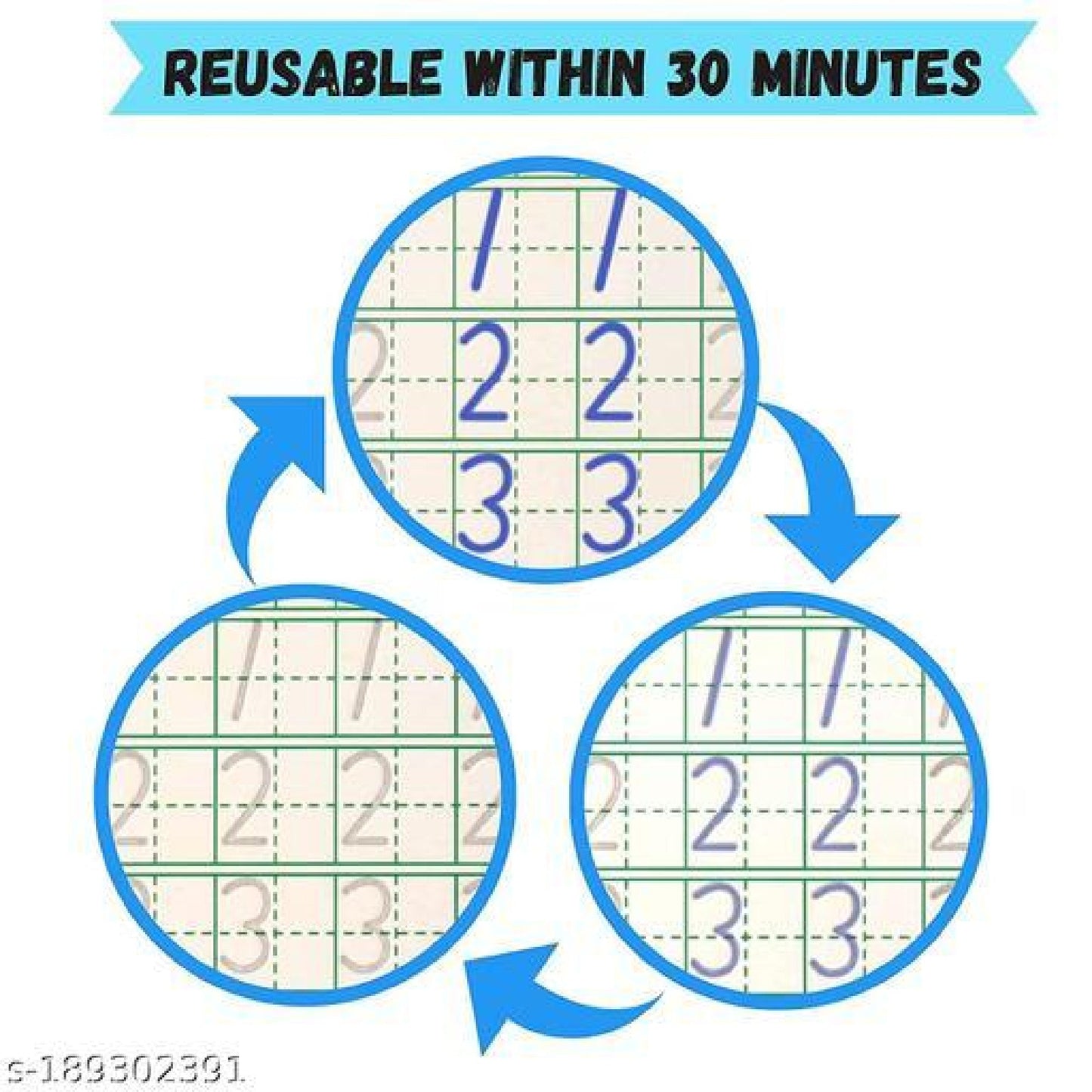 4 in 1 Sank Magic Book | Reusable Magic Practice Copy Book